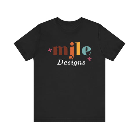 MJLE Designs Logo - Darker Version - Unisex Jersey Short Sleeve Tee