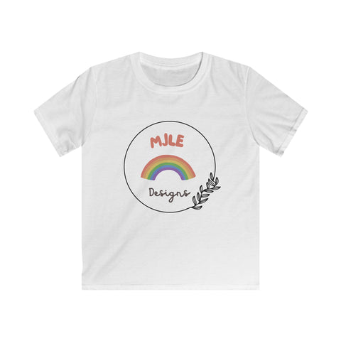 MJLE Designs Rainbow Logo - Unisex Jersey Short Sleeve Tee