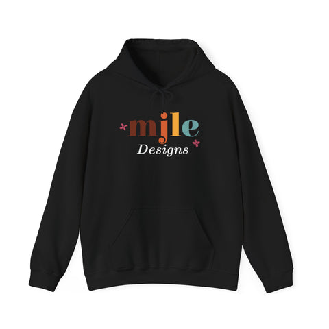 MJLE Designs Logo - Darker Version - Unisex Heavy Blend™ Hooded Sweatshirt