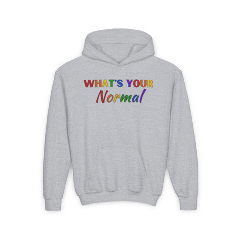 What's Your Normal - Alternative Design - Youth Heavy Blend Hooded Sweatshirt